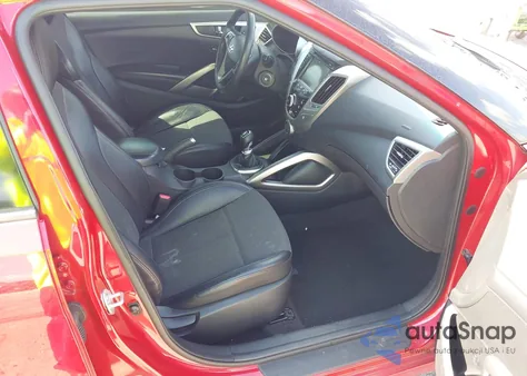 2013 Hyundai Veloster Base W/Black из США, поврежденный, VIN KMHTC6AD5DU128592